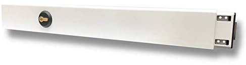 Serratura Spranga regolabile con dispositivo antiagressione Viro Art. 4006 COLORE BIANCO facile sistema di regolazione per porte da 73 a 98 cm. di larghezza