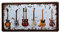 Fenteer Gitarre Blechschilder Metallschilder Blechbild Metallbild Kaffee Ornament