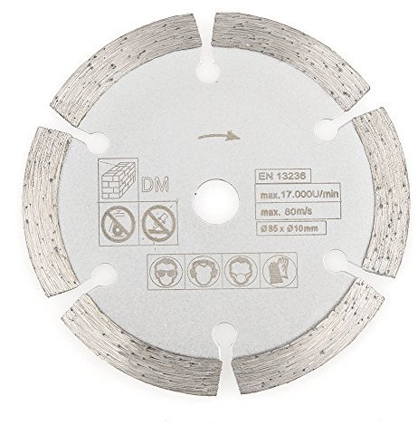 85mm x 10mm diamant circulaire coupe lame de scie à bois outil rotatif disque de coupe outil de coupe pour la menuiserie