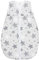 TupTam Baby Ganzjahresschlafsack 2.5 TOG, OEKO-TEX zertifiziert, wattiert, Unisex, atmungsaktiv, Farbe: Sterne Schwarz/Grau, Größe: 80-86