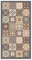 Panorama Alfombra Vinílica Pasillo - Varios Tamaños - (Baldosa Hidráulica Color Marrón 80x250 cm)