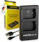 PATONA Dual Charger for DMW-BMB9, DMW-BMB9E, BP-DC9E Battery compatible with Panasonic Lumix DMC-FZ100, DMC-FZ150, DMC-FZ40, DMC-FZ45, DMC-FZ48