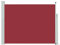 vidaXL Seitenmarkise Ausziehbar Sonnenschutz Sichtschutz Windschutz Seitenrollo Markise Seitenwandmarkise Balkon Garten Terrasse 140x500cm Rot