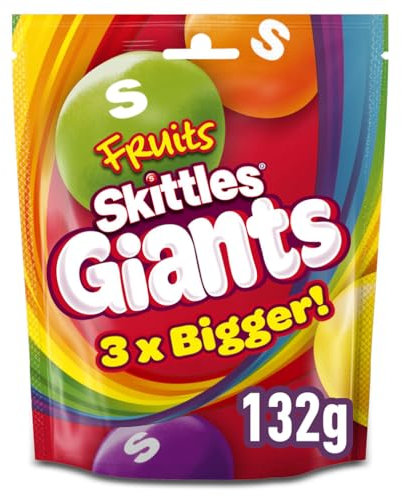 Wrigley's Skittles Giants Sac de bonbons aux fruits - 141 g