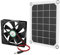 Sonew 6V 10W Solar Powered Exhaust Fan, Waterproof Solar Panel Power Mini Ventilator for Home Attic, Greenhouse, Pet Dog Chicken House Cooling