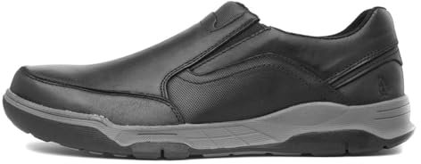 Hush Puppies Men's Fletcher Moccasin, Black, 10 UK