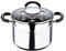 MasterPro Foodies | Olla de Cocina con Tapa de Cristal | Capacidad de 4 L | Fabricada en Acero Inoxidable | Muy Resistente y Fácil de Limpiar | Compatible con Todo Tipo de Cocinas