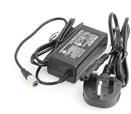 DRRI Sound Devices XL-WPH3 Universal AC to DC Power Adapter with 4pin Hirose Connector for 633, 688,Sound Devices 302,442,552,788T-SSD Mixer (2A)
