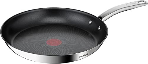 Tefal Intuition B8170444 - Padella a induzione in acciaio inox, 24 cm