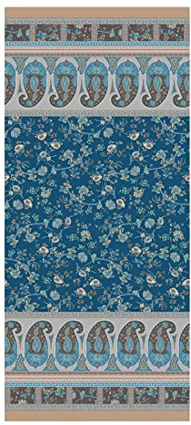 Bassetti Foulard Genova B1 aus Baumwolle Mako-Satin in der Farbe Blau, Maße: 270cm x 270cm, 9324020