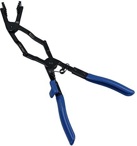 Double Jointed Angled Long Reach Hose Clamp Pliers Remover 50mm Capacity