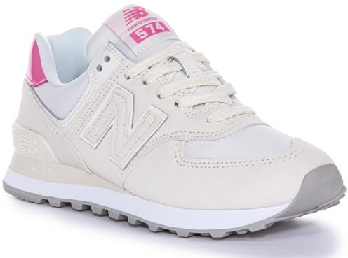 New Balance 574, Sneaker Donna, Bianco, 37 EU