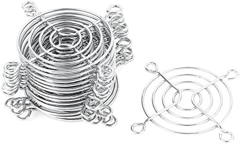 XYWHPGV Rejilla protectora para dedos de alambre de metal 15 piezas para ventilador de enfriamiento de PC de computadora de 60 mm(c4f4d 4423e ed5c3 5b5f0 5c31a 6c85d