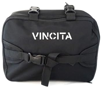 Vincita Transporttasche für Faltrad 50,8 cm (20 Zoll) Transporttasche für Autos, Zug, Flugreisen (Schwarz, 50,8 cm)