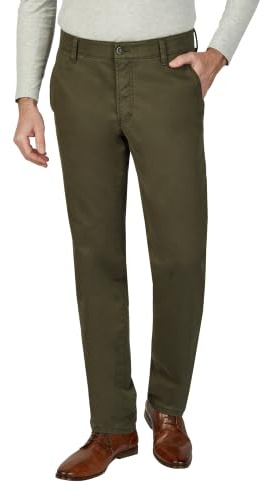 Club of Comfort - Herren Hose Garvey 6421 - Khaki dunkel Größe: 28