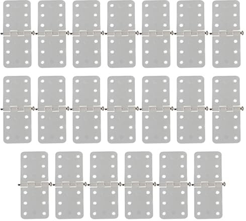 BQLZR Nylon Pinned Hinge for RC Plane Parts 11 x 25 mm 0.43 x 0.98 Pack of 10