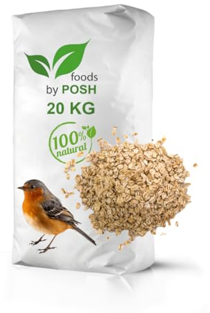 Futterhaferflocken Hafer ohne GVO Vogelfutter Nagerfutter Pferdefutter (20kg)