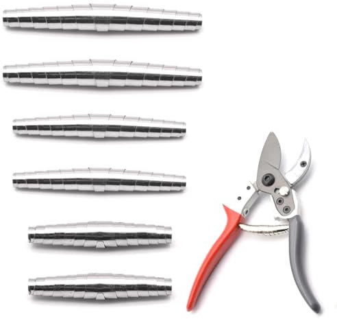 SUJEBKC Forbici Molla di Ricambio,Molla di Ricambio per Cesoie,in Acciaio Inossidabile Parti di Primavera Molla di Ricambio per Forbici da Potatura Forbici da Potatura Parti di Ricambio 6pcs