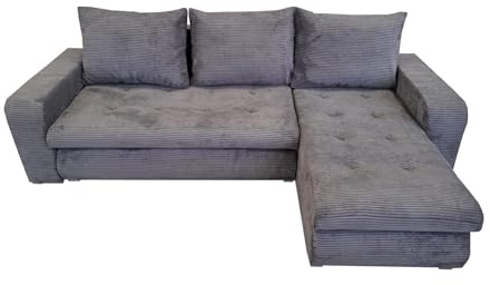 Ecksofa boston in grau