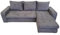Ecksofa boston in grau