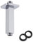 4 Inch Shower Arm with Flange, Ceiling Mounted Shower Head Extension Arm, Chrome