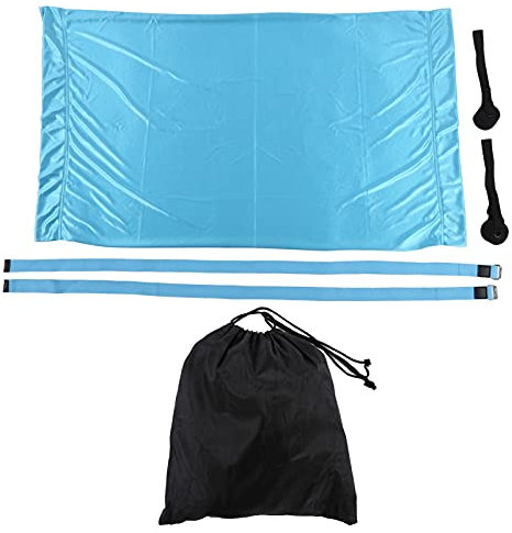 Apexare Aerial Yoga Hammock, Stretchable Training Handstand Split Leg Yoga Hammock, Portable Elastic Aerial Hammock, Yoga Swing, for Home, Fitness, Flexibility, Gym, Yoga Room (Blue)