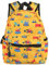 Wffeila Kinderrucksack 1-5 Jahre, Dauerhaft Einstellbare Kindergarten Baby Buch Taschen für Jungen Mädchen (Gelb)