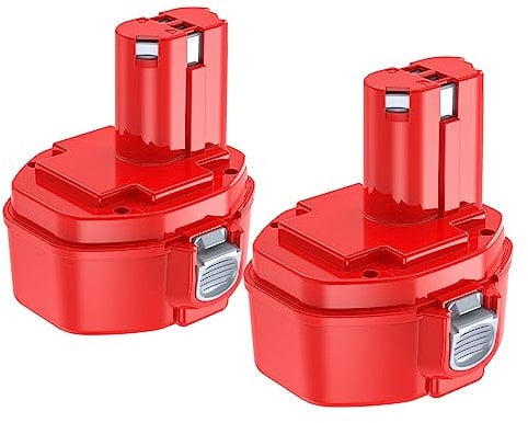 2 batterie di ricambio da 14,4 V, 5,0 Ah, per Makita PA14 1420 1422 1433 1434 1435 1435F 193060-0 192600-1 193062-6 193101-2