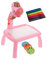 Vaguelly Drawing Projector Table for Boys and Girls Fawn Design Educational Supply for Toddlers