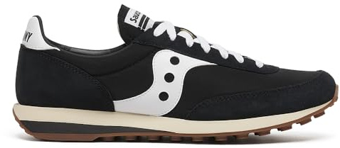 Saucony Unisex Trainer 80 Sneaker, Black/White, 5 UK