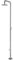 Mice - Columna de Ducha Exterior, Ideal para Jardines, Piscinas, SPA Fabricada en Acero Inoxidable S316, Monofluido, Agua Fria Color Acero Cepillado