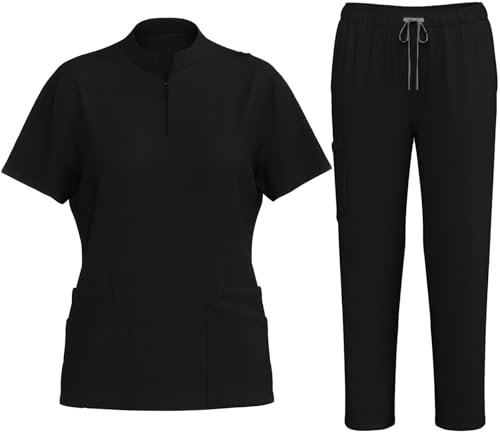 Set di due pezzi da donna scrub ad asciugatura rapida uniformi di bellezza da infermiera pantaloni uniforme tuta da donna set completo abbigliamento da lavoro set abbigliamento da salotto uniforme di