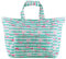 ACTOYS Strandtasche Groß, Badetasche Groß, Strandtasche XXL Familie, Strandtasche mit Reißverschluss, Strandtasche Damen, Schwimmbadtasche, Strandtasche Wasserdicht, Beach Bag (Flamingo)
