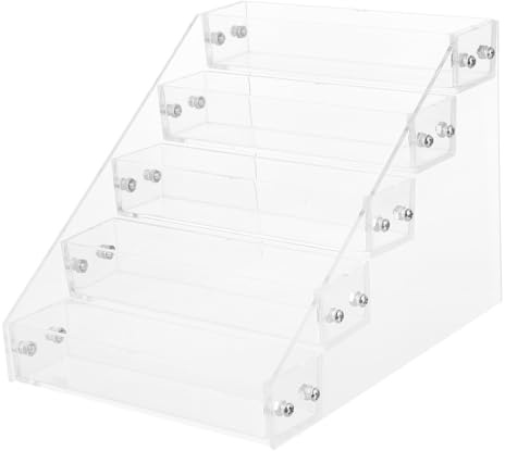 Hohopeti Nail Polish Organizer Acryl Nagellack Regal Transparent Maniküre Aufbewahrung Nagellackständer Langlebig Praktisch für Kosmetik und Nageltechnik