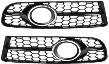 Frontgrill-Abdeckungen für Nebelscheinwerfer (1 Paar) für Audi für A4 B7, S4 B7 und A4 S-Line (Baujahre 2005–2008)