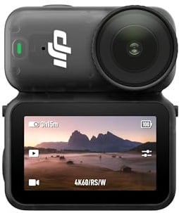 DJI Osmo Nano Bundle Standard (128 GB) – Mini fotocamera vlog compatta 4K/60 fps con sensore da 1/1,3, video con ampio FOV di 143°, Registrazione di 200 minuti, Fotocamera magnetica POV 4K per Vlog