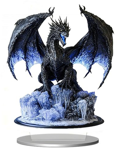 Shamoparty Acryl Dekoration Kalkstein Drache für Büro, Wohnung und Zuhause, 2D Acrylfigur, Tischdekoration für den Eingangsbereich, Flache Dekoartikel, mittelalterliche Drachen Dekoration