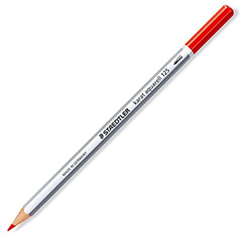 Aquarellfarbstift rot