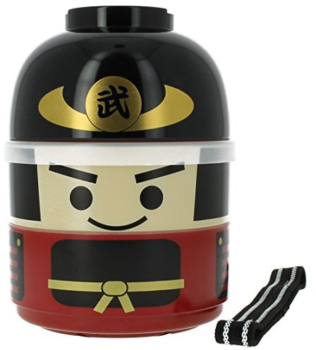 JoliBento Plastic ABS BPA Free Kokeshi Ninja Bento Lunch Boxes, Brown
