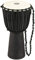 Meinl Percussion Rope River Djembe - Große Handtrommel - Mit Ziegenfell - Durchmesser 12 Zoll - Mahagoni, Schwarz (HDJ3-L)