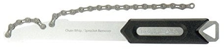 Topeak Unisex-Adult Chain Whip/Sprocket Remover Kettenpeitsche, Silver/Black, 29 x 3.5 x 1.5 cm