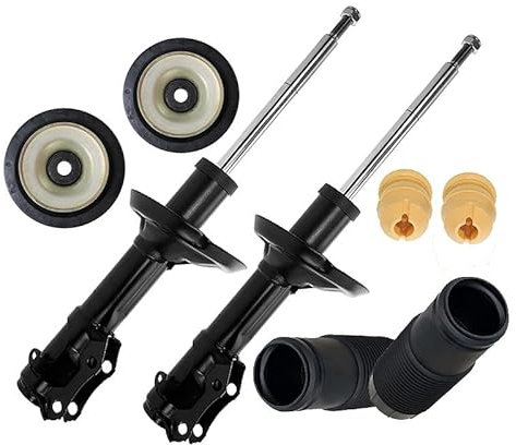 2 Stossdämpfer Gasdruck inkl. Domlager und Staubschutz-Set Vorderachse vorne links rechts