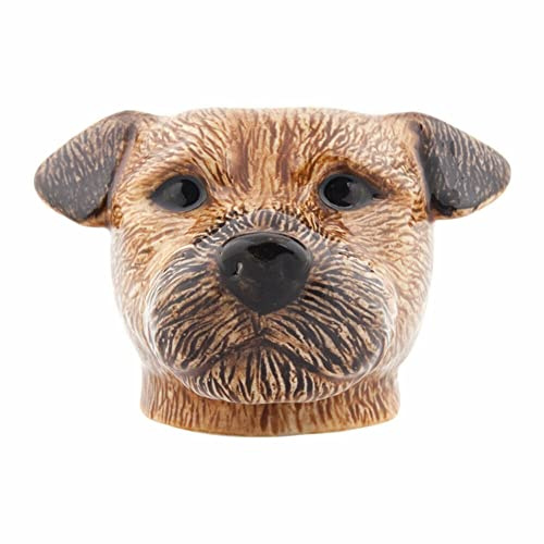 Quail Ceramics - Border Terrier Face Egg Cup