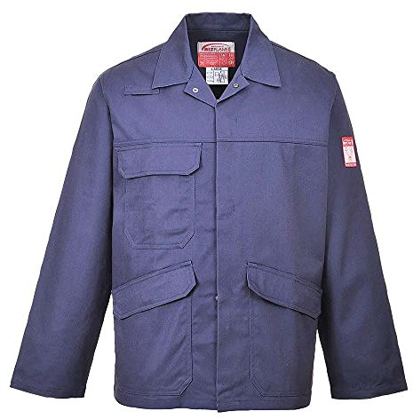 Portwest Bizflame Pro Jacket, Size: M, Colour: Navy, FR35NARM