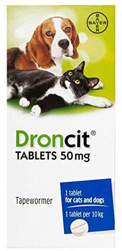 Bayer - Droncit Dog & Cat Tapeworm x 20 Tablets