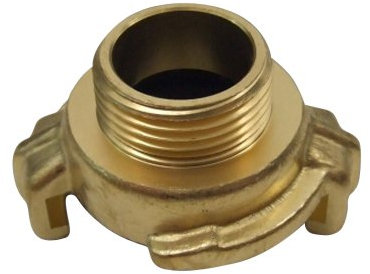 bauFIT Messing Schlauchkupplung 0,75 Zoll mit Außengewinde & Dichtung - 19mm Kupplung für Wasserschlauch, Gartenschlauch & Luftschlauch - geeignet für Geka