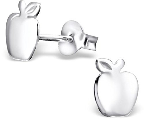EYS JEWELRY Ohrstecker Damen Apfel Äpfel 925 Sterling Silber Damen-Ohrringe