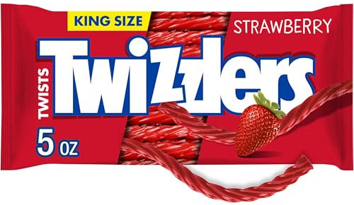 TWIZZLERS Licorice Candy| Strawberry| 5 Ounce