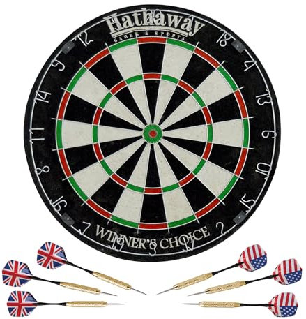 Hathaway Winners Choice Dartscheibe, Sisalfaser, 45,7 cm