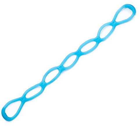 Walk at Home Widerstandsbänder, 7 Ringe, verstellbare Widerstandsbänder für Training, Heimtraining, Walking, Training, Fitnessprogramm, Übungsbänder, Stretchbänder für Erholung, Blau